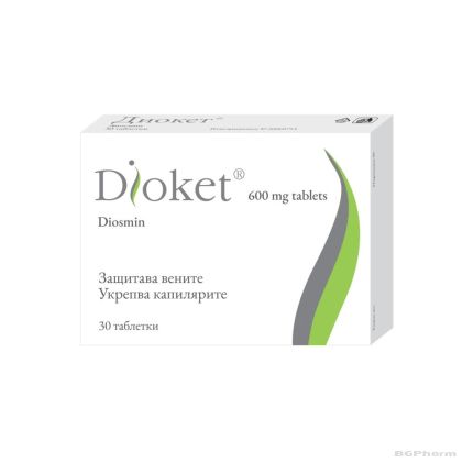 ДИОКЕТ 600 мг х 30 таблетки | DIOKET ( диосмин )