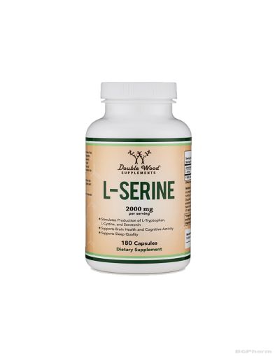Л - Серин 500мг х 180 капсули Double Wood