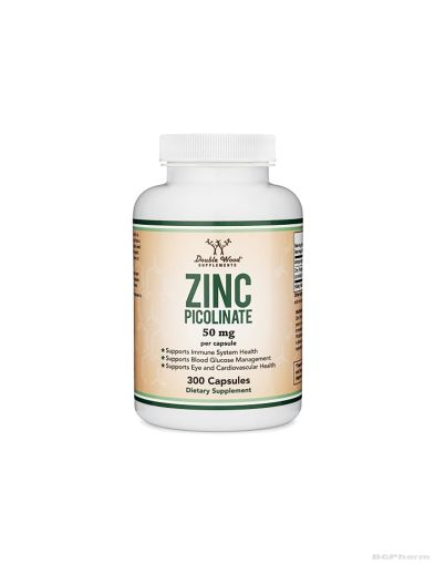 Цинк пиколинат 50 мг х 300 капсули Double Wood