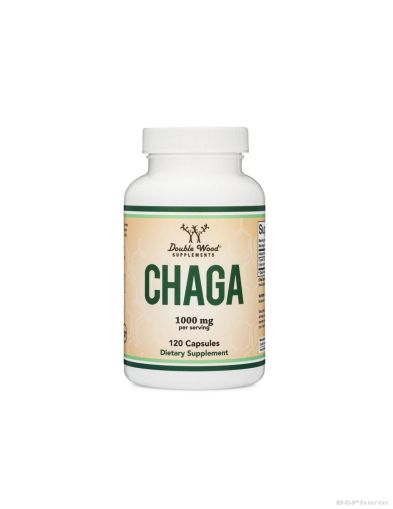 Чага екстракт х 120 капсули Double Wood