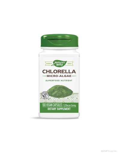 Хлорела 410 мг х 100 капсули Nature’s Way | Chlorella Micro-Algae