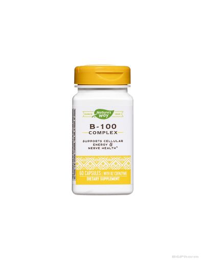 Витамин Б 100 Комплекс х 60 капсули Nature’s Way | B-100 Complex