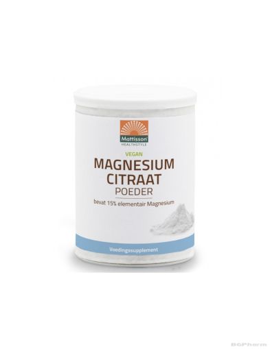Магнезий цитрат на прах 200 гр Mattisson Healthstyle
