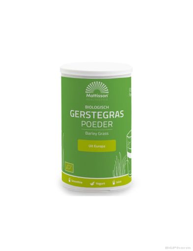 Ечемичена трева БИО на прах х 125 гр Mattisson Healthstyle