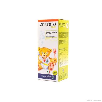 АПЕТИТО БИМБИ Сироп за апетит х 200 мл Naturpharma