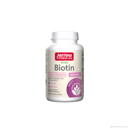 Биотин 5000 мкг х 100 капсули ДЖАРОУ| Jarrow Formulas Biotin