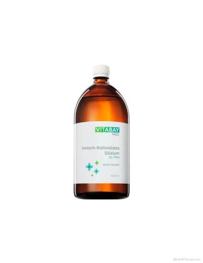 Колоиден силиций 50 РРМ силно концентриран х 1000 мл Vitabay | Colloidal Sillicon