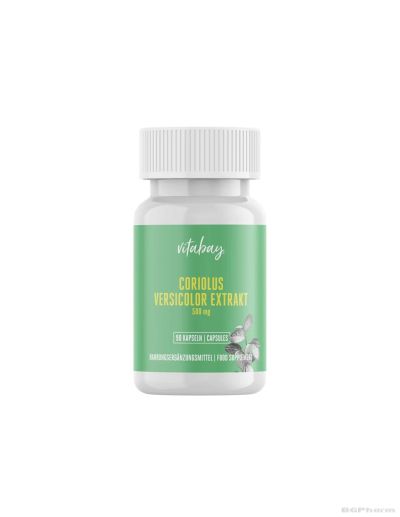 Кориолус екстракт 500 мг х 90 капсули Vitabay | Coriolus
