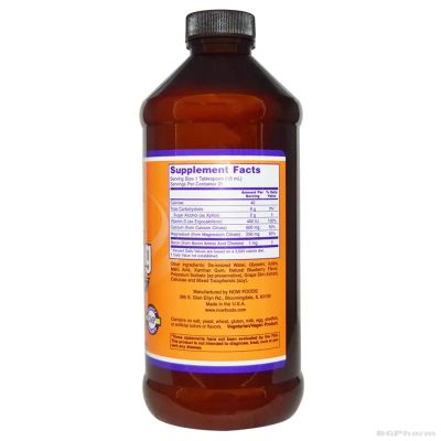 КАЛ-МАГ Течна формула с калций и магнезий х 473 мл Now Foods | Liquid Cal-Mag