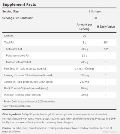 Омега 3-6-9 1000 мг х 250 меки капсули Now Foods | Omega-3-6-9