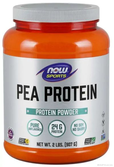 Грахов протеин х 907 гр РАЗЛИЧНИ ВКУСОВЕ Now Foods Sports | Pea Protein