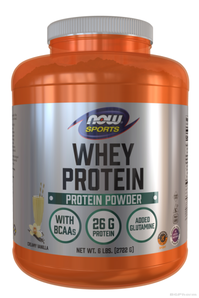 Суроватъчен протеин с вкус на ванилия х 2720 гр Now Foods | Whey Protein