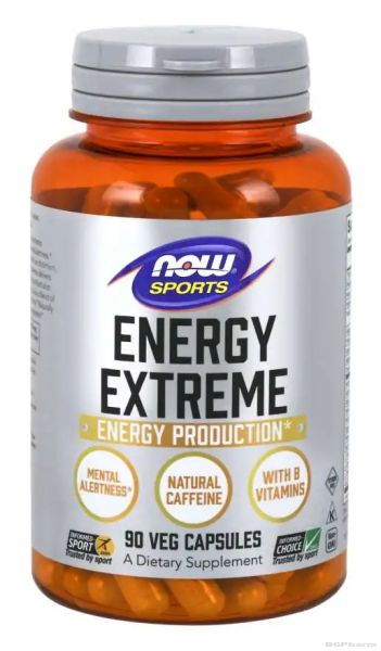 Sport Energy Extreme Витамини и растителни екстракти за Спортисти и Енергия х 90 капсули Now Foods