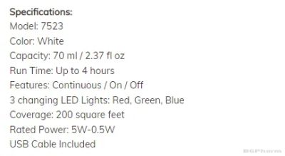 Дифузер за етерични масла Ултразвуков Now Foods