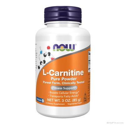Л-Карнитин на прах 85 гр Now Foods | Carnipure L-Carnitine Powder