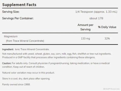 Течен Магнезий + минерали х 237 мл Now Foods | Liquid Magnesium