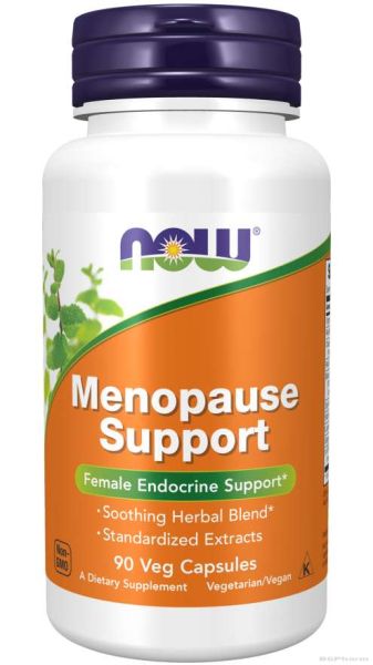 Menopause Support Хранителна добавка за жени при менопауза х 90 капсули Now Foods