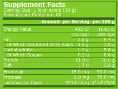 Растителен Протеин Комплекс 908 гр Натурален шоколад Pure Nutrition | Plant Protein