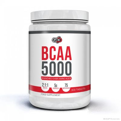 БЦАА Верижно разклонени аминокиселини 5000 х 300 таблетки Pure Nutrition | BCAA Blast