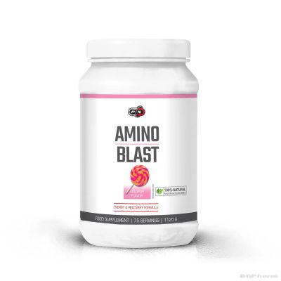 АМИНО БЛАСТ Аминокиселини 1350 гр ВКУС БЛИЗАЛКА Pure Nutrition | Amino Blast