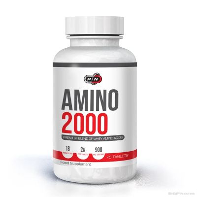 АМИНО 2000 Комплексни аминокиселини + левцин 75 таблетки Pure Nutrition | Amino 2000
