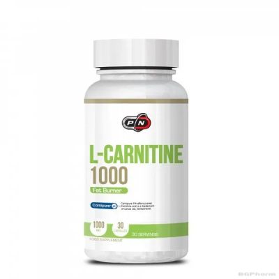 Л-Карнитин 1000 мг х 30 капсули Pure Nutrition | L-Carnitine