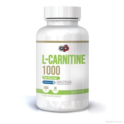 Л-Карнитин 1000 мг х 60 капсули Pure Nutrition | L-Carnitine