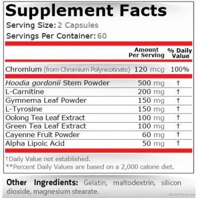 HERBAL BURN Билкова формула за изгаряне на мазнини х 60 капсули Pure Nutrition