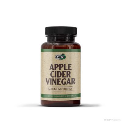 Ябълков оцет за отслабване 350 мг х 90 капсули Pure Nutrition | Apple Cider Vinegar  