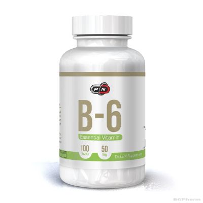 Витамин Б6 Пиридоксин 50 мг х 100 таблетки Pure Nutrition | Vitamin B-6 Pyridoxine