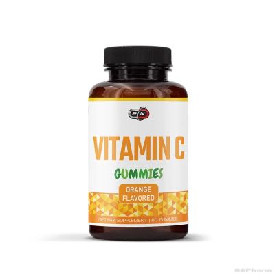 Витамин Ц 125 мг х 60 желирани таблетки с вкус на портокал Pure Nutrition | Vitamin C Gummies