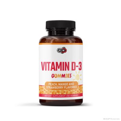 Витамин Д3 1000 IU х 60 желирани таблетки Pure Nutrition | Vitamin D3 Gummies