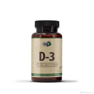 Витамин Д3 400 IU 10 мкг х 100 капсули Pure Nutrition | Vitamin D3