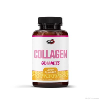 Колаген х 60 желирани таблетки с вкус на лимон Pure Nutrition | Collagen Gummies
