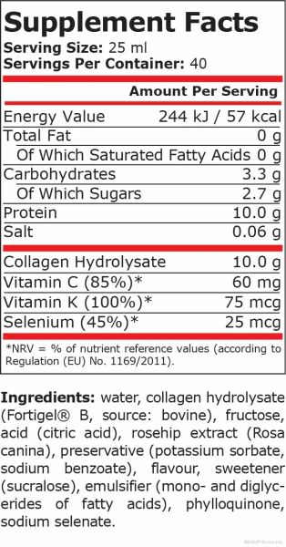 Течен Колаген с вкус на череша 1000 мл Pure Nutrition | Liquid Collagen