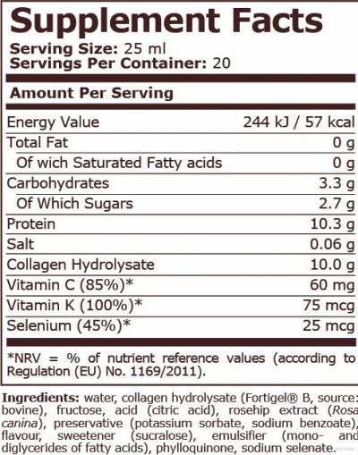 Течен Колаген с вкус на череша 500 мл Pure Nutrition | Liquid Collagen