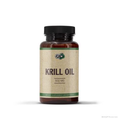 Масло от крил 500 мг х 60 меки капсули Pure Nutrition | Krill Oil