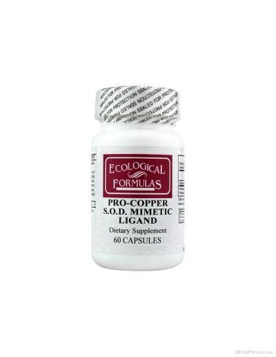 Мед С.О.Д Миметичен Лиганд х 60 капсули Ecological Formulas | Pro-Copper S.O.D. Mimetic Ligand