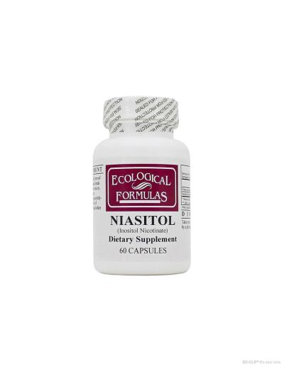 Ниазитол - Ниацин ( Витамин Б3 ) и Инозитол х 60 капсули Ecological Formulas | Niasitol