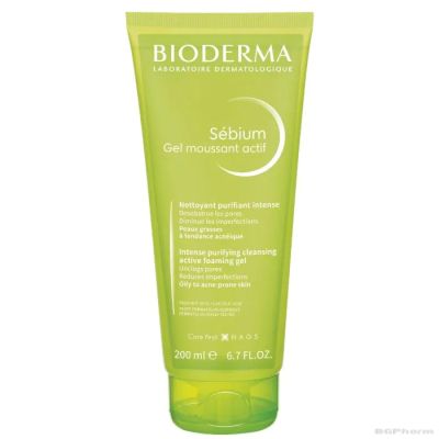 Биодерма СЕБИУМ Гел мусан АКТИВ 200 мл | Bioderma Sebium
