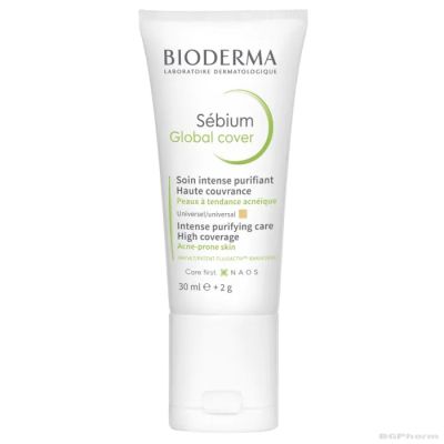 Биодерма СЕБИУМ Глобал кавър тониран крем 30 мл | Bioderma Sebium