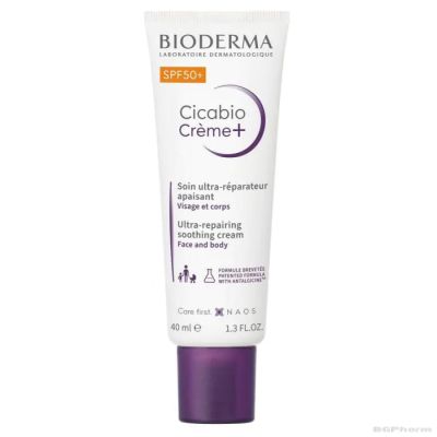 Биодерма ЦИКАБИО Крем + SPF50+ 40 мл | Bioderma Cicabio