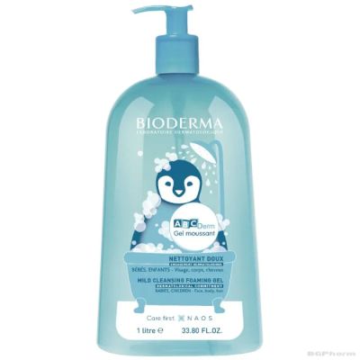 Биодерма АБЦ ДЕРМ Гел мусан за деца и бебета 1 л | ABC Derm Bioderma