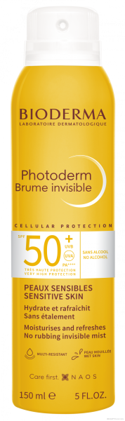 Биодерма ФОТОДЕРМ Прозрачен спрей SPF50+ 150 мл | Bioderma Photoderm