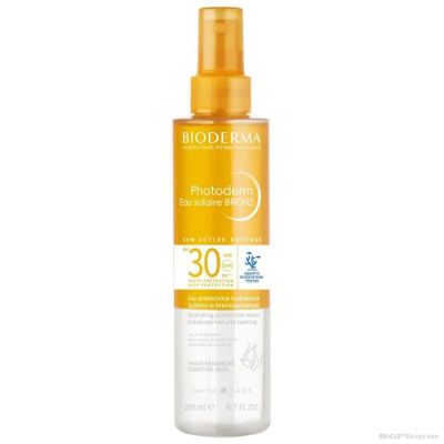 Биодерма ФОТОДЕРМ БРОНЗ Слънцезащитна вода SPF30 200 мл | Photoderm Eau Solaire Bioderma
