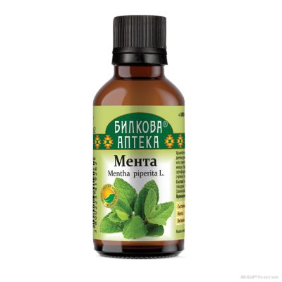 Мента тинктура за успокоение х 50 мл БИОХЕРБА | BIOHERBA Peppermint