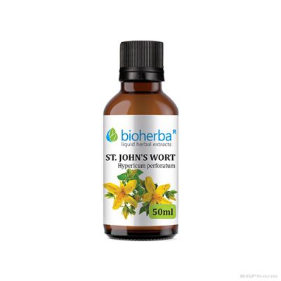 Жълт кантарион тинктура х 50 мл БИОХЕРБА | BIOHERBA St John's Wort