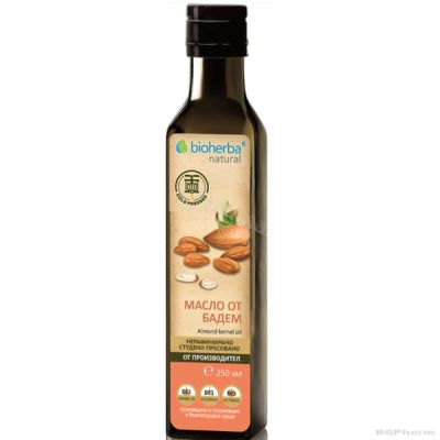 БАДЕМОВО МАСЛО х 500 мл БИОХЕРБА | BIOHERBA Carrier oil - Sweet Almond