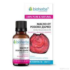РОЗОВО ДЪРВО Етерично масло х 10 мл БИОХЕРБА | BIOHERBA Essential oil - Bois de rose