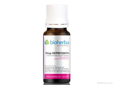 СТОП-ДЕПРЕСИЯ Етерично масло - композиция х 10 мл БИОХЕРБА | STOP DEPRESSION BIOHERBA